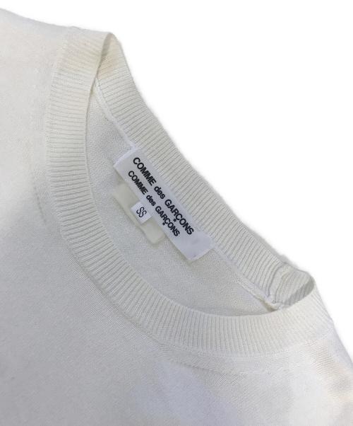 COMME des GARCONS COMME des GARCONS（コムデギャルソン コムデギャルソン）COMME des GARCONS COMME des GARCONS (コムデギャルソン コムデギャルソン) ボーダーニット ホワイト サイズ:SSの古着・服飾アイテム