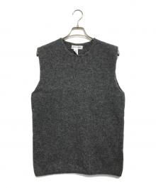 COMME des GARCONS SHIRT（コムデギャルソンシャツ）の古着「ニットベスト」｜グレー