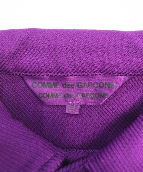 COMME des GARCONS COMME des GARCONS（コムデギャルソン コムデギャルソン）COMME des GARCONS COMME des GARCONS (コムデギャルソン コムデギャルソン) スパンコールトラッカージャケット パープル サイズ:Sの古着・服飾アイテム