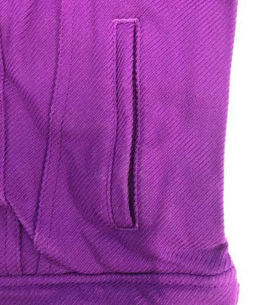 COMME des GARCONS COMME des GARCONS（コムデギャルソン コムデギャルソン）COMME des GARCONS COMME des GARCONS (コムデギャルソン コムデギャルソン) スパンコールトラッカージャケット パープル サイズ:Sの古着・服飾アイテム