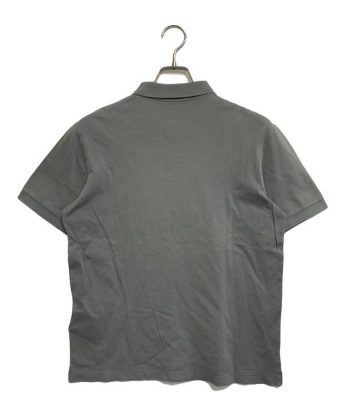 PRADA（プラダ）PRADA (プラダ) トライアングルロゴ 半袖ポロシャツ グレー サイズ:XSの古着・服飾アイテム