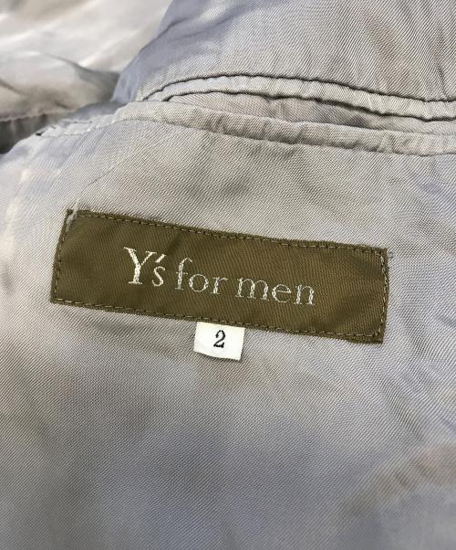 Y's for men（ワイズフォーメン）Y's for men (ワイズフォーメン) 3Bテーラードジャケット グレー サイズ:2の古着・服飾アイテム