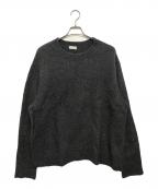 DRIES VAN NOTENドリスヴァンノッテン）の古着「カシミヤウールオーバーサイズニット」｜グレー
