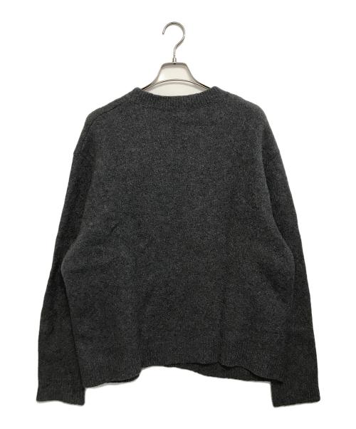 DRIES VAN NOTEN（ドリスヴァンノッテン）DRIES VAN NOTEN (ドリスヴァンノッテン) カシミヤウールオーバーサイズニット グレー サイズ:XLの古着・服飾アイテム