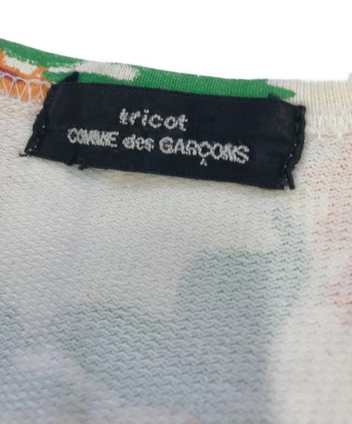 tricot COMME des GARCONS（トリココムデギャルソン）tricot COMME des GARCONS (トリココムデギャルソン) 花柄ニットカーディガン マルチカラー サイズ:不明の古着・服飾アイテム
