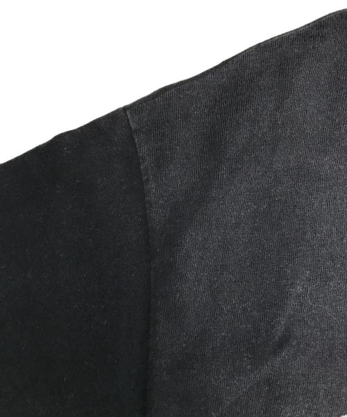 BRONZE AGE（ブロンズエイジ）BRONZE AGE (ブロンズエイジ) 両面プリントモックネック長袖Tシャツ ブラック サイズ:MEDIUMの古着・服飾アイテム