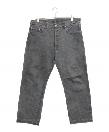 中古・古着通販】LEVI'S (リーバイス) 501先染めブラックデニム