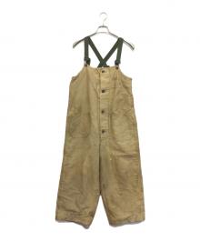 VINTAGE MILITARY（ヴィンテージ ミリタリー）の古着「U'S NAVY DECK PANTS」｜ベージュ