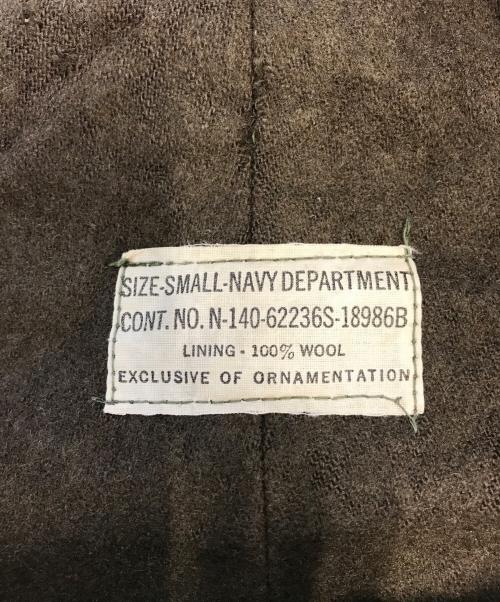 VINTAGE MILITARY（ヴィンテージ ミリタリー）VINTAGE MILITARY (ヴィンテージ ミリタリー) U'S NAVY DECK PANTS ベージュ サイズ:SMALLの古着・服飾アイテム