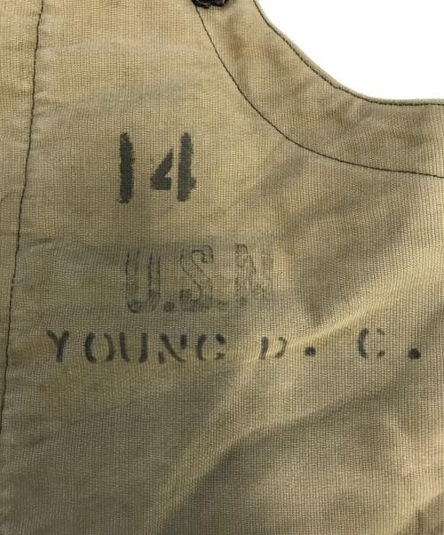 VINTAGE MILITARY（ヴィンテージ ミリタリー）VINTAGE MILITARY (ヴィンテージ ミリタリー) U'S NAVY DECK PANTS ベージュ サイズ:SMALLの古着・服飾アイテム