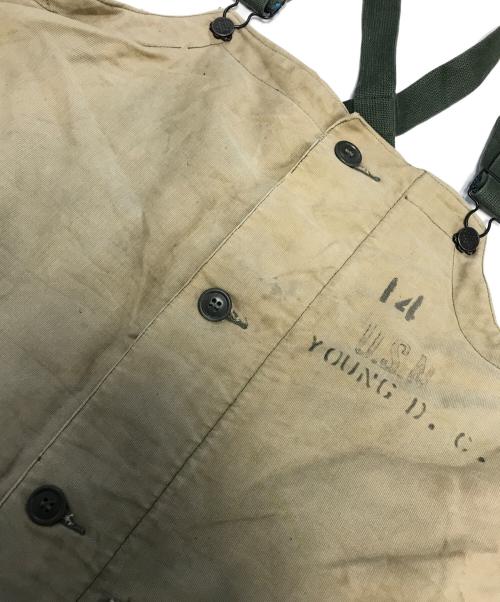 VINTAGE MILITARY（ヴィンテージ ミリタリー）VINTAGE MILITARY (ヴィンテージ ミリタリー) U'S NAVY DECK PANTS ベージュ サイズ:SMALLの古着・服飾アイテム