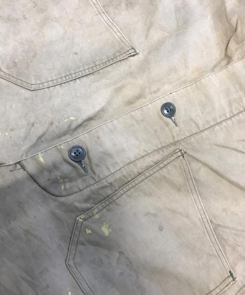 VINTAGE MILITARY（ヴィンテージ ミリタリー）VINTAGE MILITARY (ヴィンテージ ミリタリー) U'S NAVY DECK PANTS ベージュ サイズ:SMALLの古着・服飾アイテム