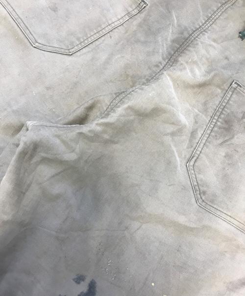 VINTAGE MILITARY（ヴィンテージ ミリタリー）VINTAGE MILITARY (ヴィンテージ ミリタリー) U'S NAVY DECK PANTS ベージュ サイズ:SMALLの古着・服飾アイテム