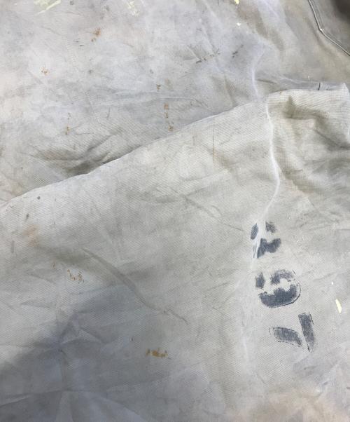 VINTAGE MILITARY（ヴィンテージ ミリタリー）VINTAGE MILITARY (ヴィンテージ ミリタリー) U'S NAVY DECK PANTS ベージュ サイズ:SMALLの古着・服飾アイテム