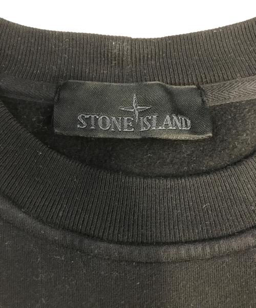 STONE ISLAND（ストーンアイランド）STONE ISLAND (ストーンアイランド) GHOST SWEATSHIRT ブラック サイズ:Mの古着・服飾アイテム