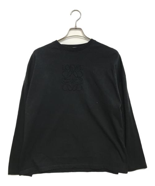 LOEWE（ロエベ）LOEWE (ロエベ) アナグラムカットソー ブラック サイズ:XSの古着・服飾アイテム