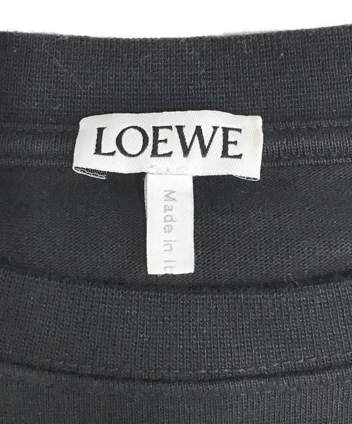 LOEWE（ロエベ）LOEWE (ロエベ) アナグラムカットソー ブラック サイズ:XSの古着・服飾アイテム