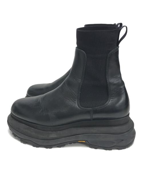 sacai（サカイ）sacai (サカイ) チェルシーブーツ ブラック サイズ:43の古着・服飾アイテム