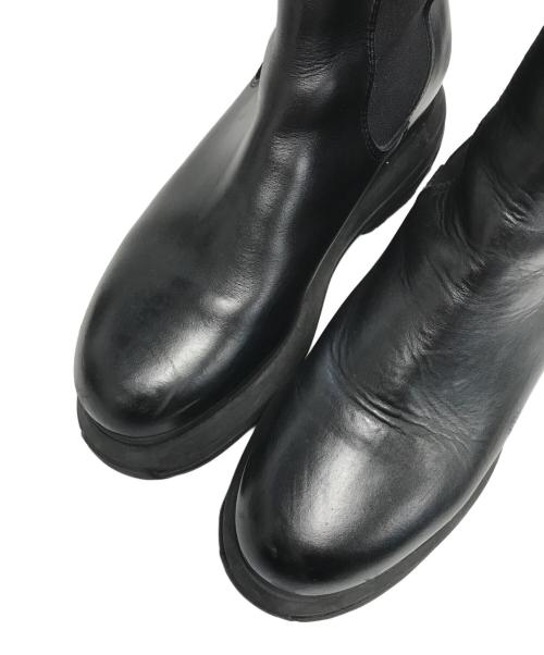 sacai（サカイ）sacai (サカイ) チェルシーブーツ ブラック サイズ:43の古着・服飾アイテム