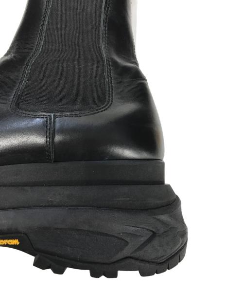 sacai（サカイ）sacai (サカイ) チェルシーブーツ ブラック サイズ:43の古着・服飾アイテム