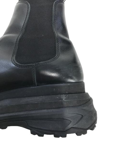 sacai（サカイ）sacai (サカイ) チェルシーブーツ ブラック サイズ:43の古着・服飾アイテム
