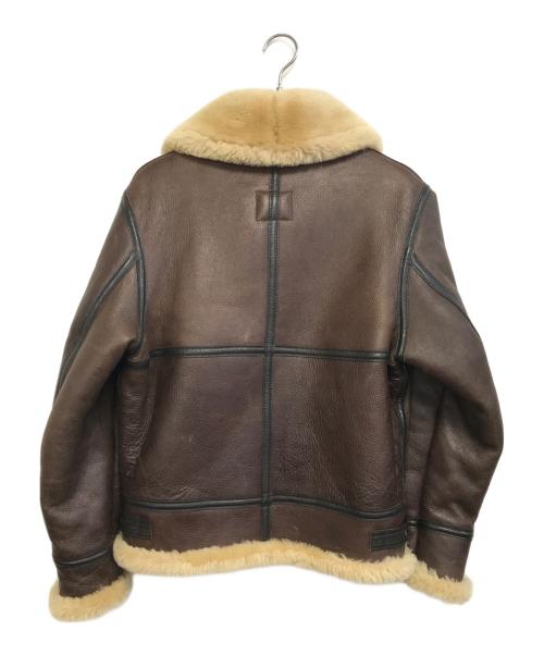 AVIREX（アヴィレックス）AVIREX (アヴィレックス) TYPEB-3ムートンフライトジャケット ブラウン サイズ:34の古着・服飾アイテム