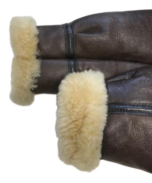 AVIREX（アヴィレックス）AVIREX (アヴィレックス) TYPEB-3ムートンフライトジャケット ブラウン サイズ:34の古着・服飾アイテム