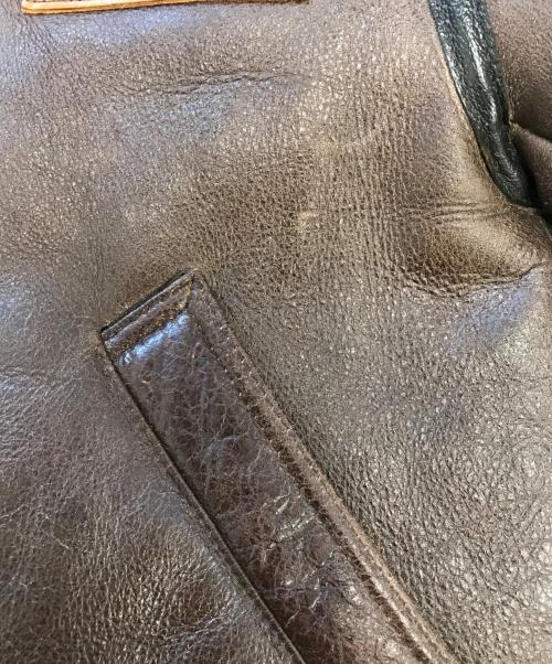 AVIREX（アヴィレックス）AVIREX (アヴィレックス) TYPEB-3ムートンフライトジャケット ブラウン サイズ:34の古着・服飾アイテム