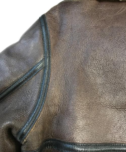 AVIREX（アヴィレックス）AVIREX (アヴィレックス) TYPEB-3ムートンフライトジャケット ブラウン サイズ:34の古着・服飾アイテム