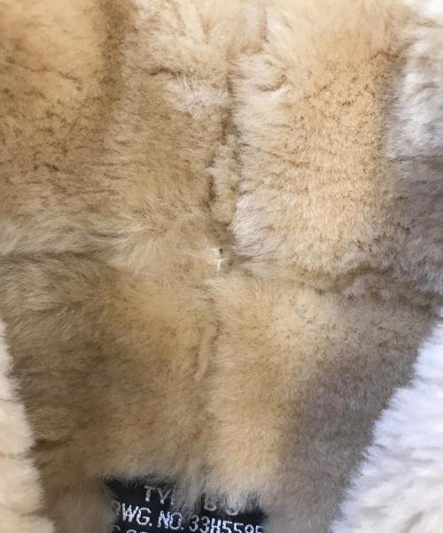 AVIREX（アヴィレックス）AVIREX (アヴィレックス) TYPEB-3ムートンフライトジャケット ブラウン サイズ:34の古着・服飾アイテム