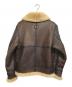 AVIREX (アヴィレックス) TYPEB-3ムートンフライトジャケット ブラウン サイズ:34：60000円