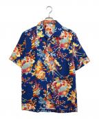 SENSHIセイシン）の古着「アロハシャツ」｜ブルー