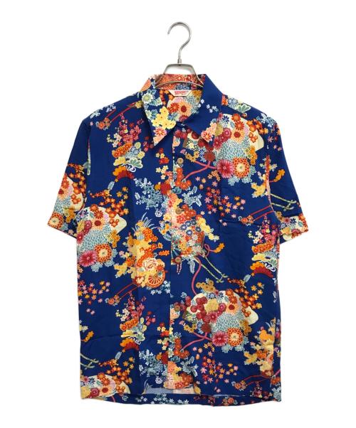 SENSHI（セイシン）SENSHI (セイシン) アロハシャツ ブルー サイズ:Ｍの古着・服飾アイテム