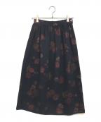 tricot COMME des GARCONSトリココムデギャルソン）の古着「90's 総柄スカート」｜ブラック