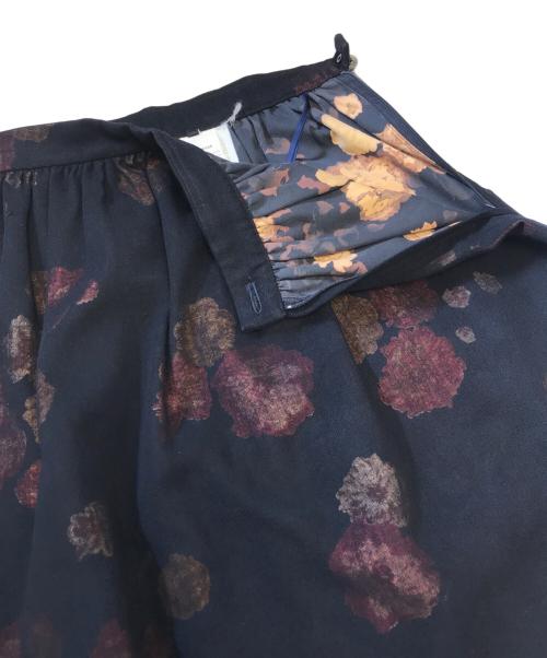 tricot COMME des GARCONS（トリココムデギャルソン）tricot COMME des GARCONS (トリココムデギャルソン) 90's 総柄スカート ブラック サイズ:Sの古着・服飾アイテム