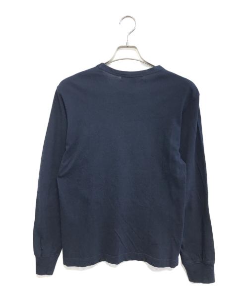 COMME des GARCONS SHIRT（コムデギャルソンシャツ）COMME des GARCONS SHIRT (コムデギャルソンシャツ) ロングスリーブカットソー ネイビー サイズ:Mの古着・服飾アイテム