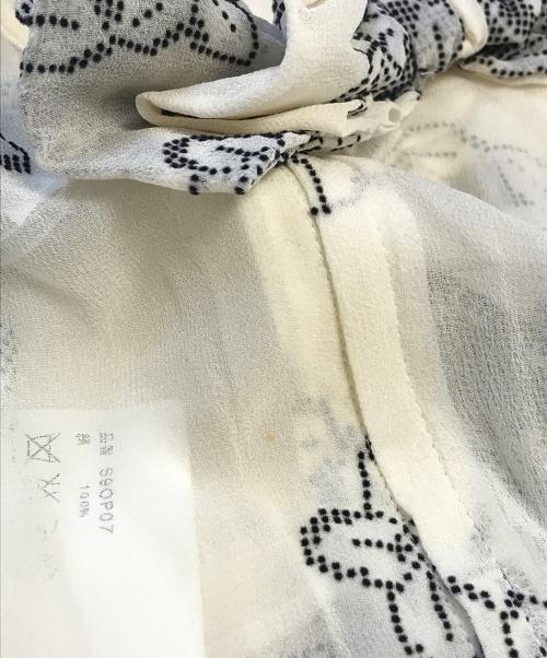 COMME des GARCONS COMME des GARCONS（コムデギャルソン コムデギャルソン）COMME des GARCONS COMME des GARCONS (コムデギャルソン コムデギャルソン) ノースリーブ花柄ワンピース アイボリー サイズ:SSの古着・服飾アイテム