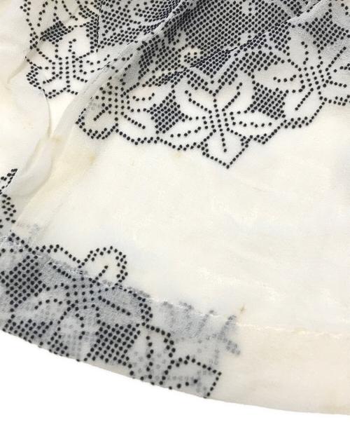 COMME des GARCONS COMME des GARCONS（コムデギャルソン コムデギャルソン）COMME des GARCONS COMME des GARCONS (コムデギャルソン コムデギャルソン) ノースリーブ花柄ワンピース アイボリー サイズ:SSの古着・服飾アイテム