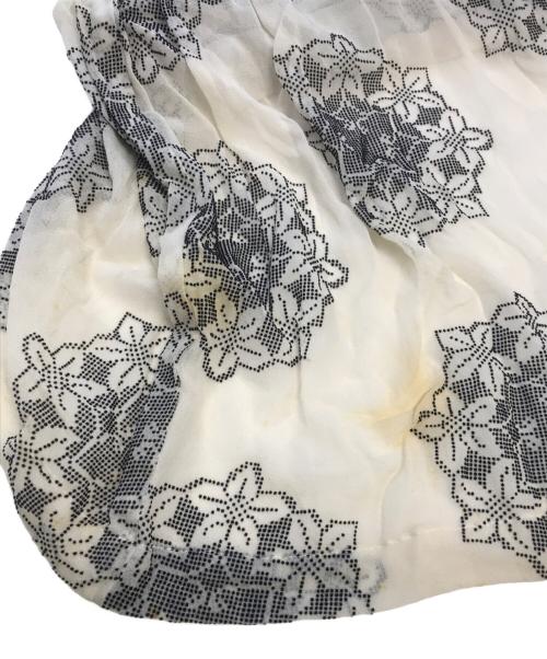 COMME des GARCONS COMME des GARCONS（コムデギャルソン コムデギャルソン）COMME des GARCONS COMME des GARCONS (コムデギャルソン コムデギャルソン) ノースリーブ花柄ワンピース アイボリー サイズ:SSの古着・服飾アイテム