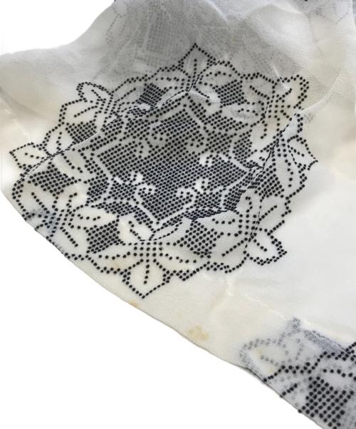 COMME des GARCONS COMME des GARCONS（コムデギャルソン コムデギャルソン）COMME des GARCONS COMME des GARCONS (コムデギャルソン コムデギャルソン) ノースリーブ花柄ワンピース アイボリー サイズ:SSの古着・服飾アイテム