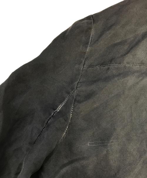 PRADA（プラダ）PRADA (プラダ) グラデーションデザインシルクシャツ ブラック サイズ:40の古着・服飾アイテム