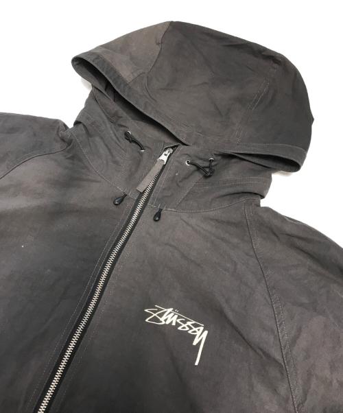 stussy（ステューシー）stussy (ステューシー) BEACH SHELL WAVE DYE グレー サイズ:XLの古着・服飾アイテム