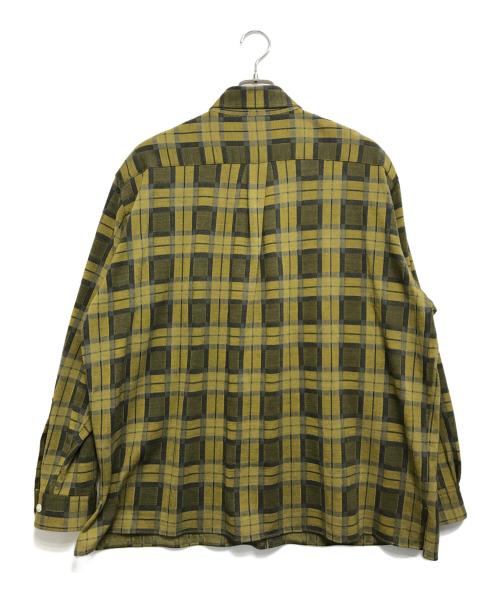 KANEMASA PHIL.（カネマサフィル）KANEMASA PHIL. (カネマサフィル) Exclusive36GWoolCheckShirts イエロー サイズ:Mの古着・服飾アイテム