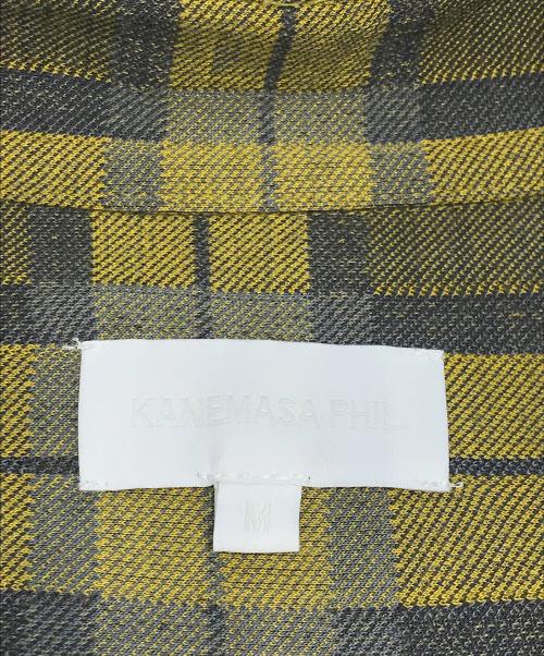 KANEMASA PHIL.（カネマサフィル）KANEMASA PHIL. (カネマサフィル) Exclusive36GWoolCheckShirts イエロー サイズ:Mの古着・服飾アイテム