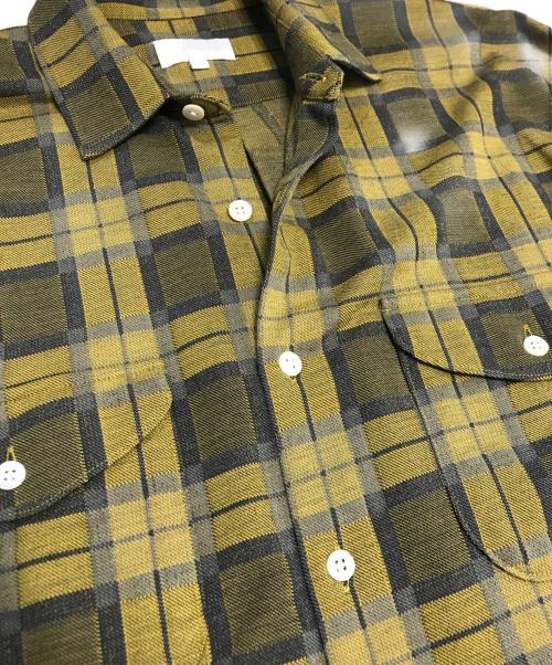 KANEMASA PHIL.（カネマサフィル）KANEMASA PHIL. (カネマサフィル) Exclusive36GWoolCheckShirts イエロー サイズ:Mの古着・服飾アイテム