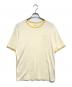 BISOWN（ビソウン）の古着「TRIM Tシャツ」｜アイボリー×イエロー