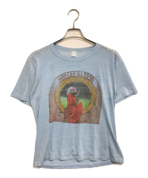 バンドTシャツ（バンドTシャツ）バンドTシャツ (バンドTシャツ) 70s GRATEFUL DEAD(グレイトフルデッド) バンドTシャツ スカイブルー サイズ:不明の古着・服飾アイテム