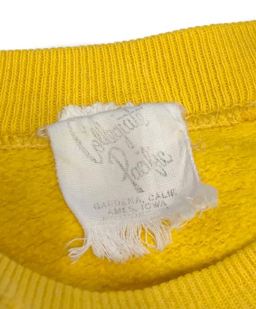 collegiate pacfic（カレッジエイト パシフィック）collegiate pacfic (カレッジエイト パシフィック) ラグランスウェット イエロー サイズ:表記なしの古着・服飾アイテム