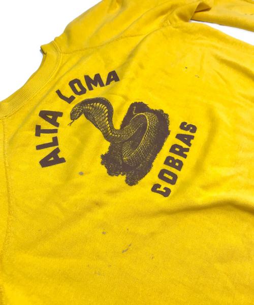 collegiate pacfic（カレッジエイト パシフィック）collegiate pacfic (カレッジエイト パシフィック) ラグランスウェット イエロー サイズ:表記なしの古着・服飾アイテム