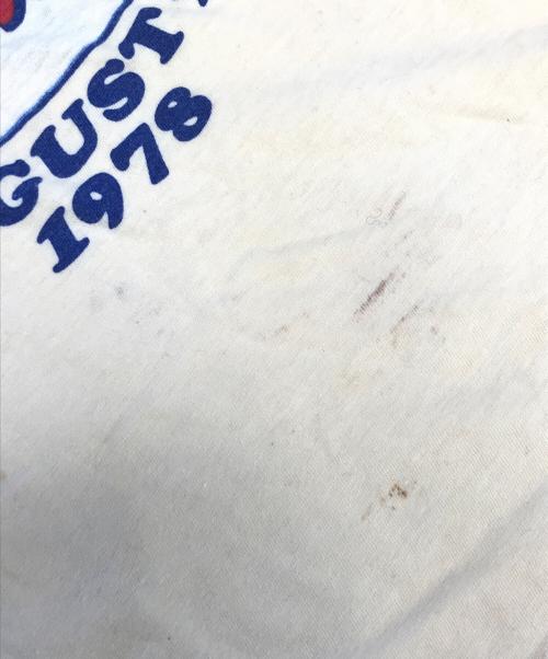 canada jam（カナダ ジャム）canada jam (カナダ ジャム) 染込みプリントTシャツ イエロー サイズ:表記なしの古着・服飾アイテム